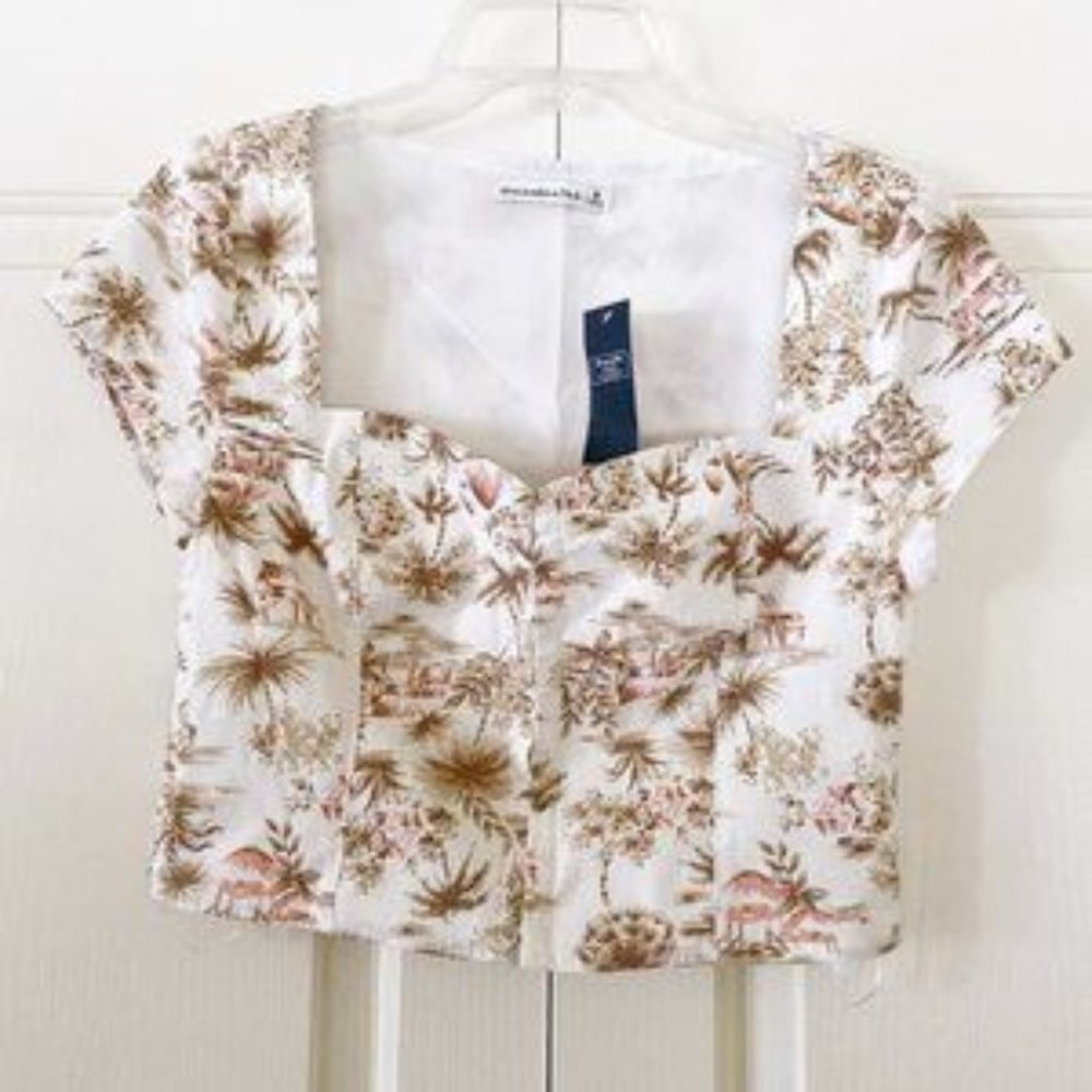 Abrecombie and Fitch Summery Corset top